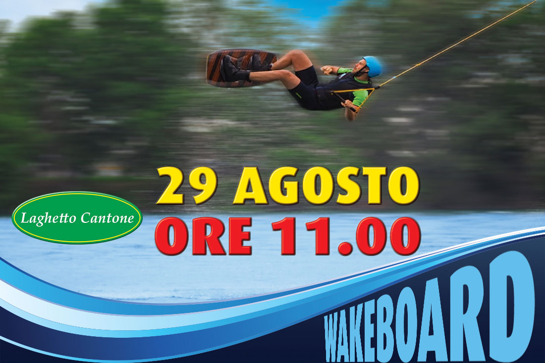 Wakeboard al Laghetto Cantone